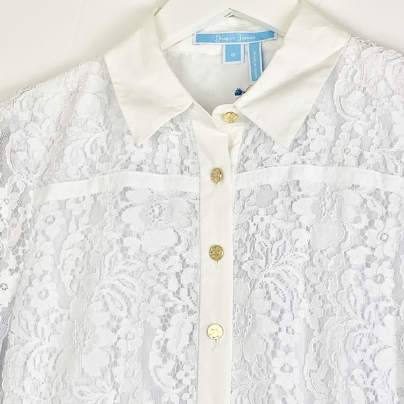 Draper James | Meadow Lace Shirt Dress - Picture 6 of 8